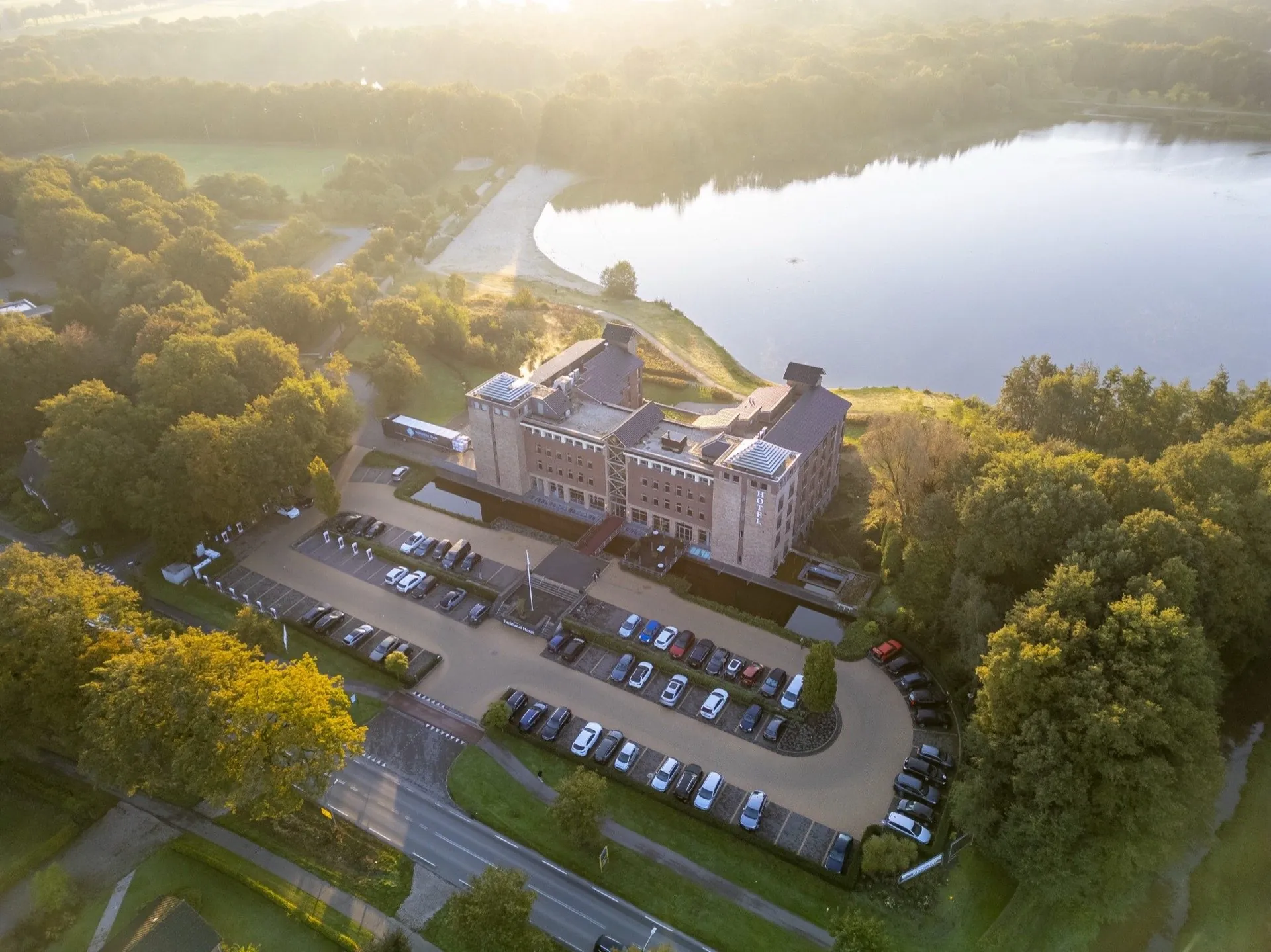 Parkhotel Horst in de Kasteelse Bossen, luchtfoto