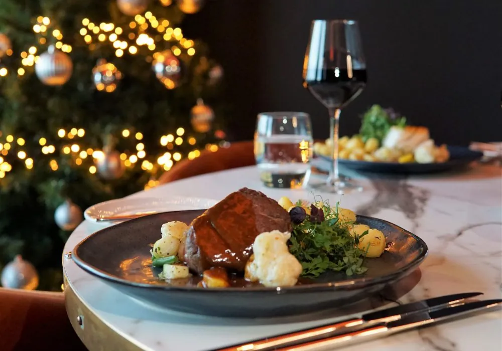 Kerstdiner bij Parkhotel Horst tijdens het luxe kerstarrangement