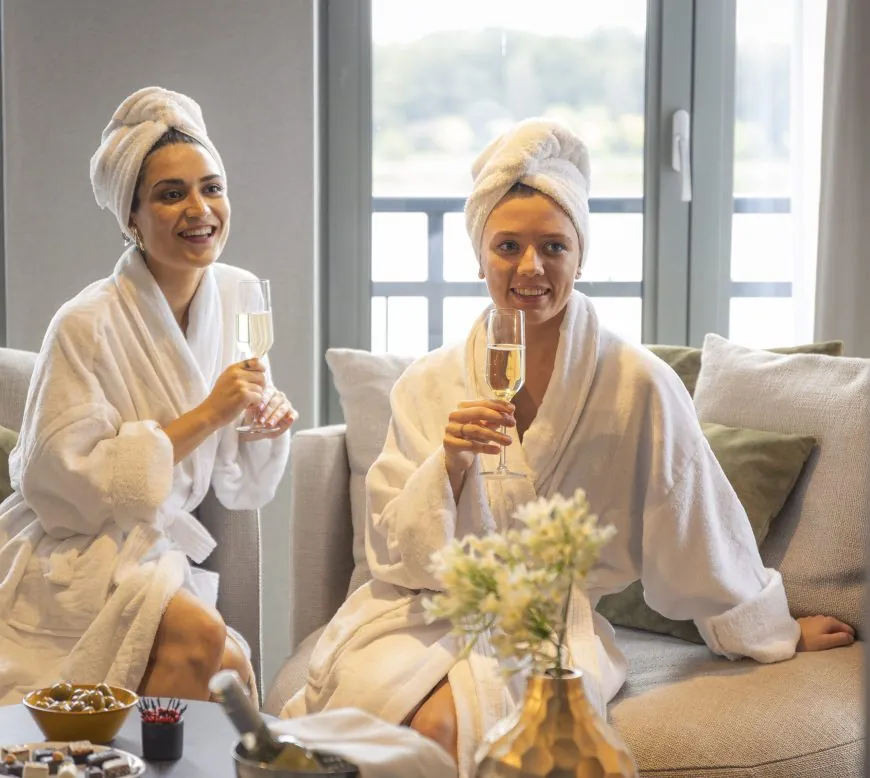 Ontspannen in de wellness lounge
