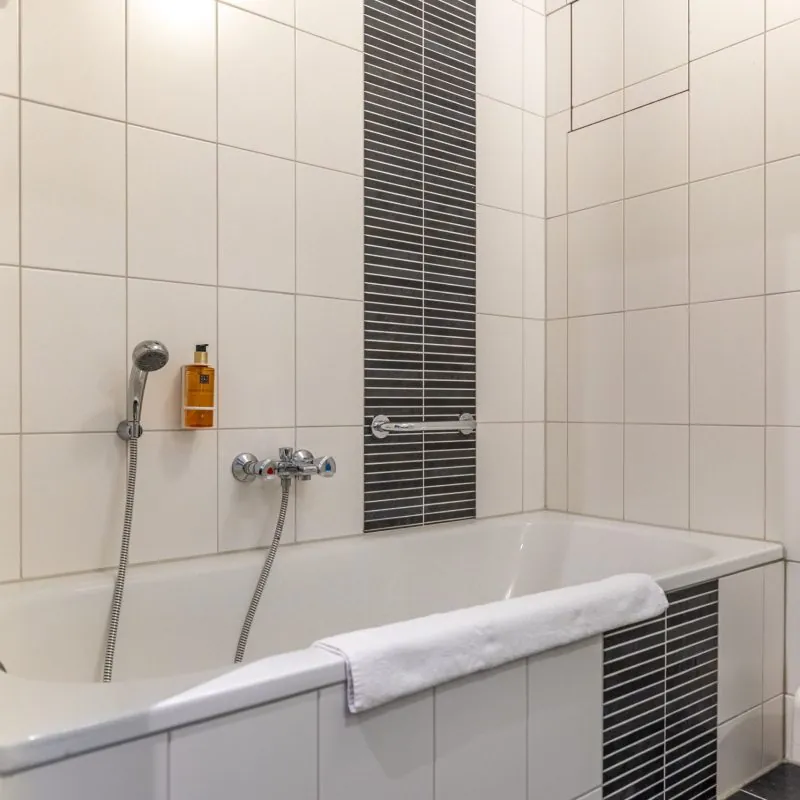 Badkamer Deluxe Kamer Parkhotel Horst