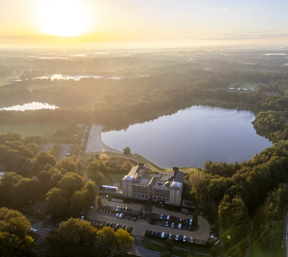 Parkhotel Horst tussen bos en meer, uitvalsbasis voor het Pieterpad