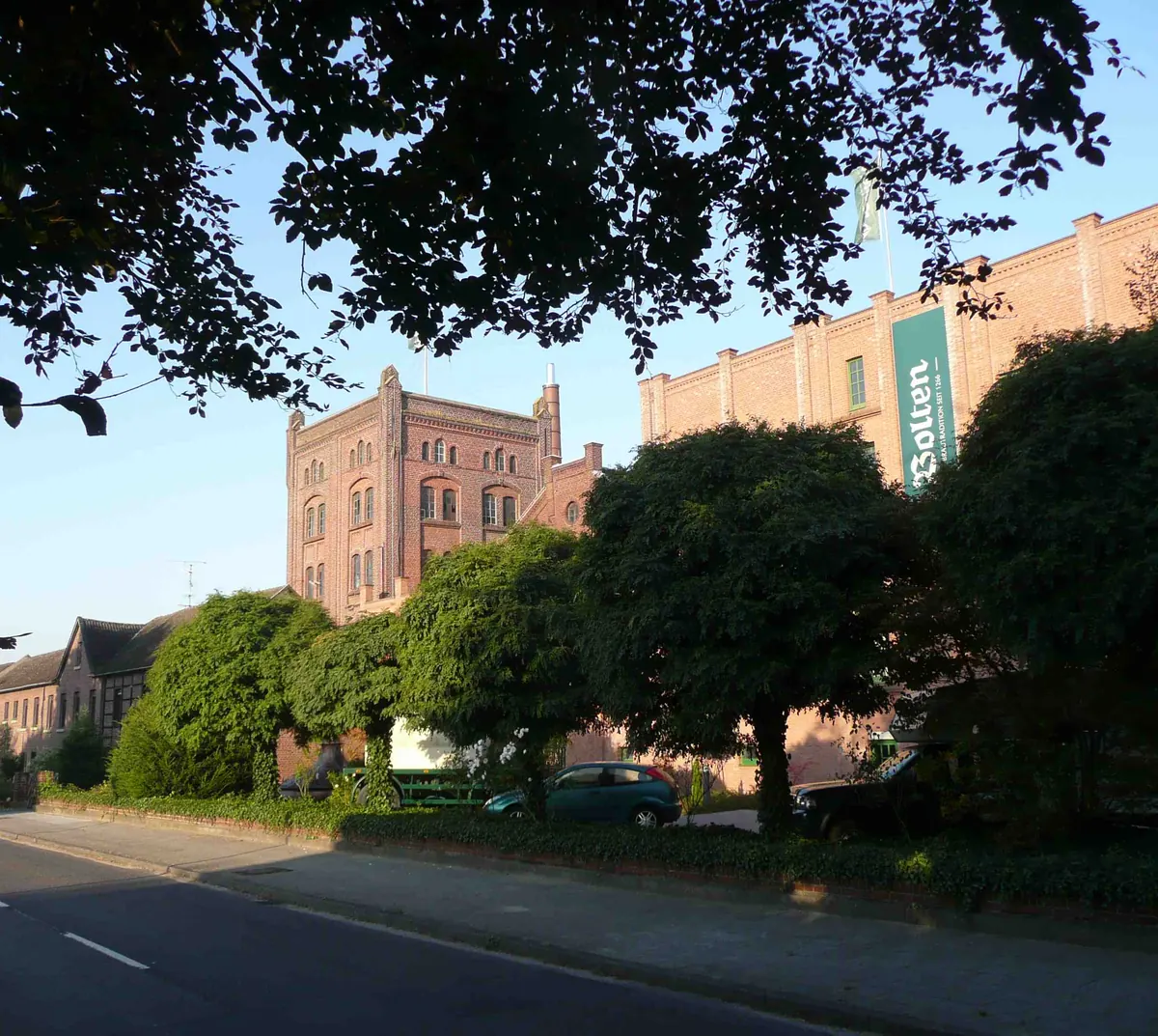 The buildings of Privatbrauerei Bolten in Korschenbroich