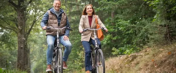 De overdekte fietsenstalling van Parkhotel Horst