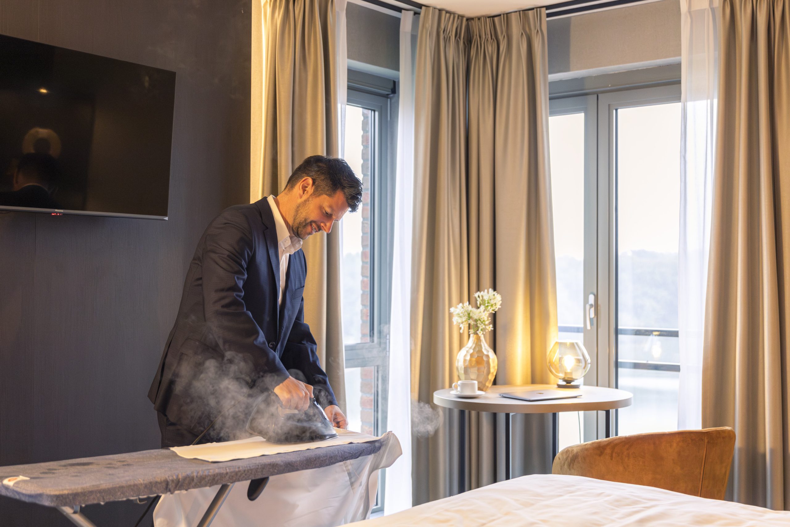 Strijken hotelkamer faciliteiten | Parkhotel Horst