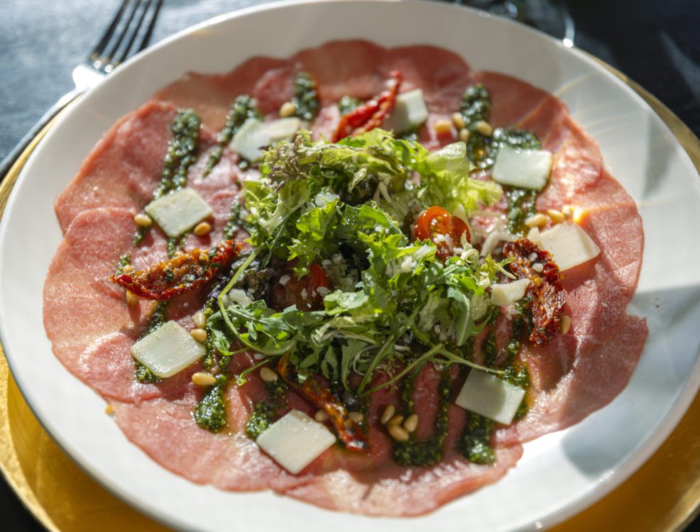 Menukaart | Carpaccio | Restaurant BØFF | Parkhotel Horst