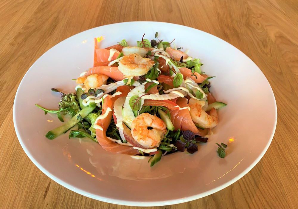 salade zalm gamba Restaurant BØFF
